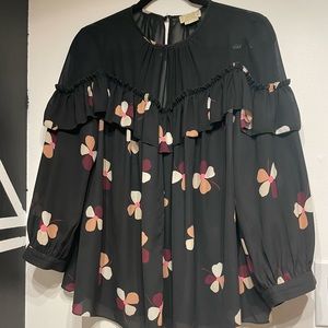 Floral sheet blouse